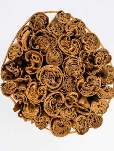 Cinnamon Ceylon sticks, showcasing their rich color and aromatic appeal