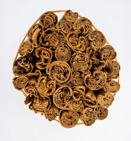 Cinnamon Ceylon sticks, showcasing their rich color and aromatic appeal