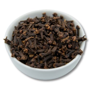 Whole dried cloves in a bowl – perfect for seasoning dishes, baking, or infusing teas.